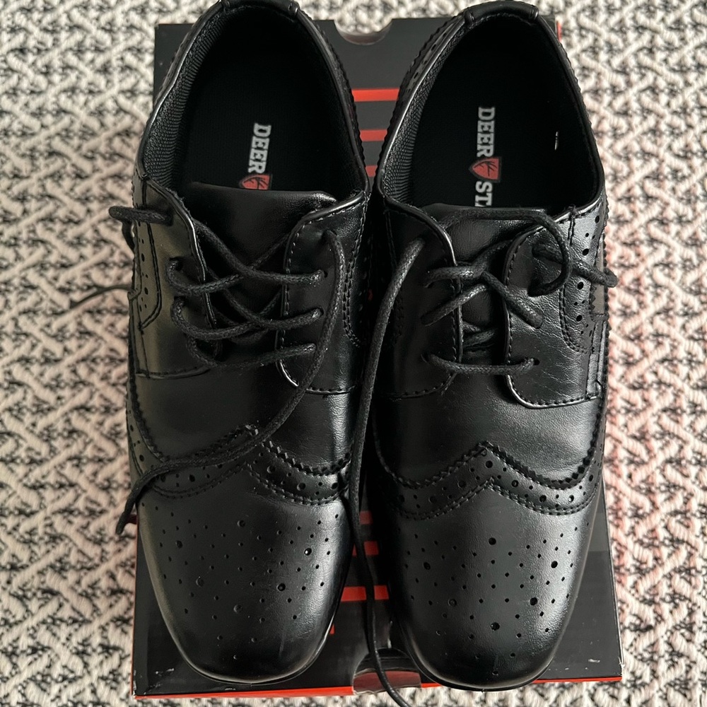 Black boys dress shoes